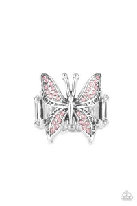 Blinged Out Butterfly Pink