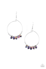 Load image into Gallery viewer, Holographic Hoops Purple