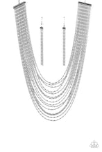 Load image into Gallery viewer, Cascading Chains Silver